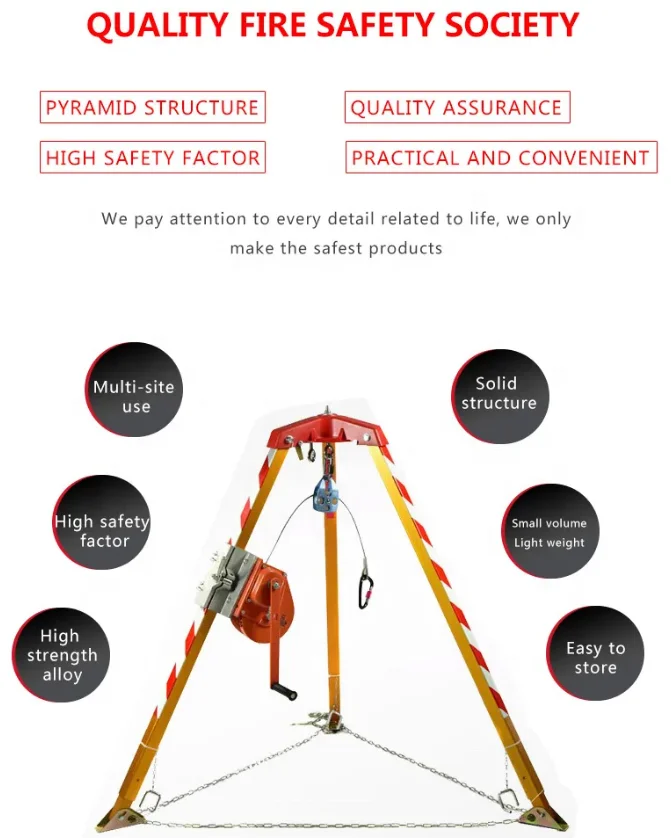 Confined Space Rescue and Retrieval Systems Arachnipod Rescue Tripod