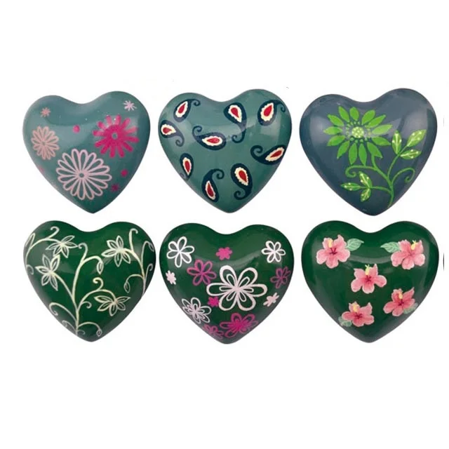 High Quality Metal Heart With Sound Handpainted  Chinese Style Customized Design Colorful Heart