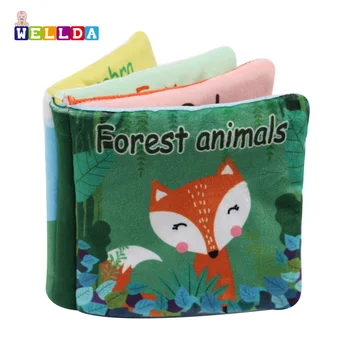 My first book Early Learning education toys new products soft felt cloth book for kids
