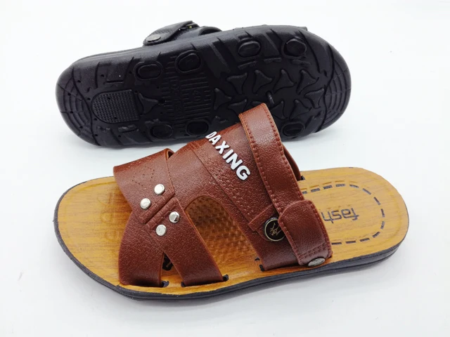 nice design low price summer man slide slippers pvc men sandal shoes beach sandals