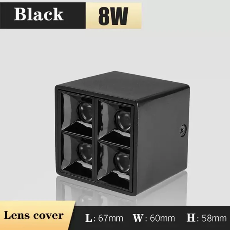 Высокоэффективная Поверхностная крышка объектива AC110V 220V 8W 7W COB лампа потолочный светодиодный прожектор