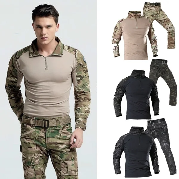 Military Uniform Men Combat Suits Navy Force Uniform Lizard Camouflage  Traversing Adventure Suits Brazill BDU Military Clothes - AliExpress