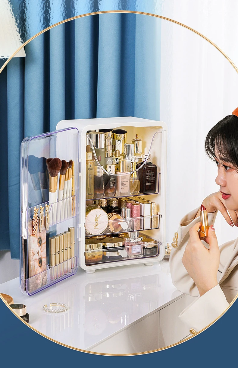 Amazon Cosmetic Makeup Organizer Cosmetics Storage Display Case Desk