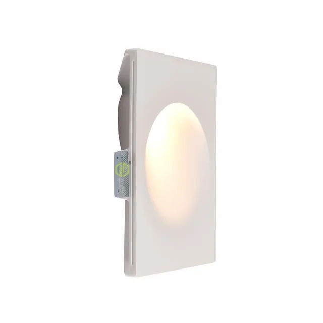 GDLED Mini GU10 35W  Wall Light Indoor Gypsum Recessed Wall Light Trimless Wall Sconce