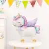 ยูนิคอร์นล้อเลื่อน [สีขาว]
