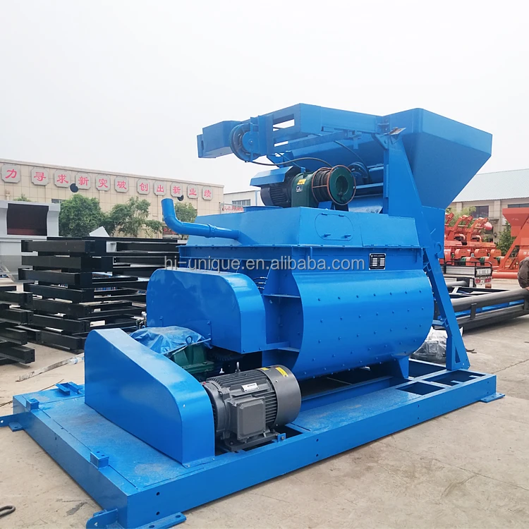 JS500 Small Cement Mixer JS500 Concrete Mixer Twin Shaft
