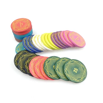 Any Design Can Make Good Quality Type Poker Chip Set For Casino Playing Ceramic chips