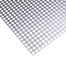 High Quality 5mm Weather Resistance 304 Stainless Steel Safety  Perforated Metal Mesh  For Industrial Sieves