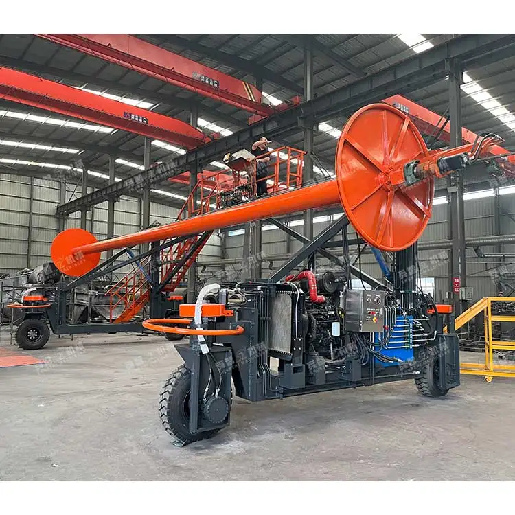 Compost Fertilizer Making Machine Food Waste to Organic Fertilizer Compost Machine Compost Windrow Cover Roller
