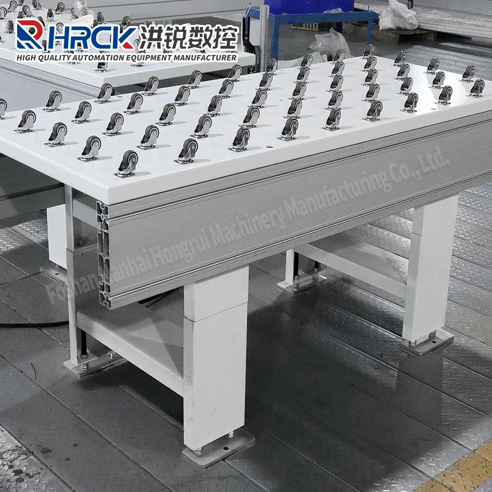 Unpowered conveyor line universal wheel conveyor roller conveyor discharge slide