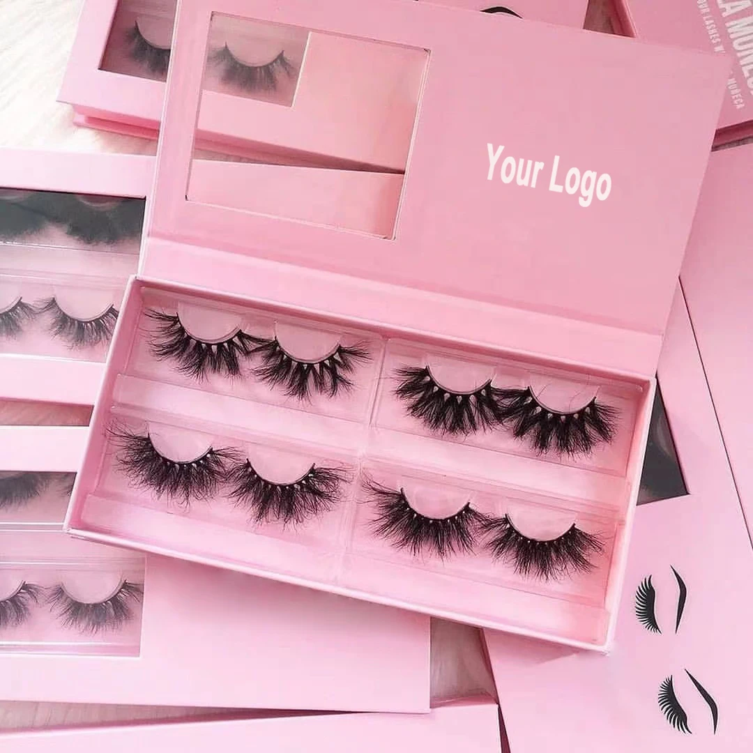 Custom Luxury Paper Lash Box Private Label Custom Logo Empty Paper Mink