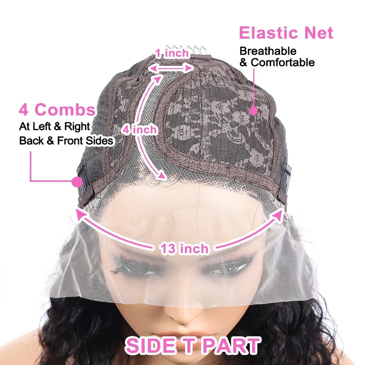 Parrucca Bob Capelli Umani Frontale Pizzo Capelli Remy 150 Densità Parrucche Donne Corto Pre Pizzicato_voghion.com