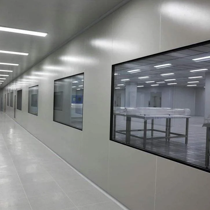 SHARBON CleanRoom Window with Glass SUS304 Stainless Steel Industrial Use Flawless Surfaces Unobstructed Views (50-100mm Sizes)