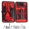 [Black Red] 24 Piece Set