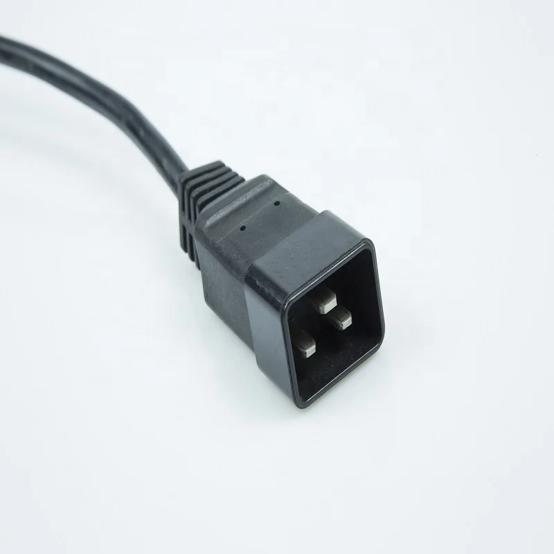 CE одобренный IEC 320 конфигурация переменного тока 250 В C13/C14/C19/C20 ПВХ Электрический разъем УДЛИНИТЕЛЬ шнур питания Кабельный