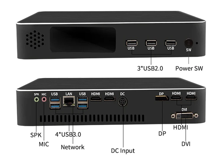 I9 9900F Gaming PC 9th Gen Intel Core I5 I7 Xeon E3 Desktop Computer Compact Mini PC with Discrete Graphics GTX 1050Ti 4G