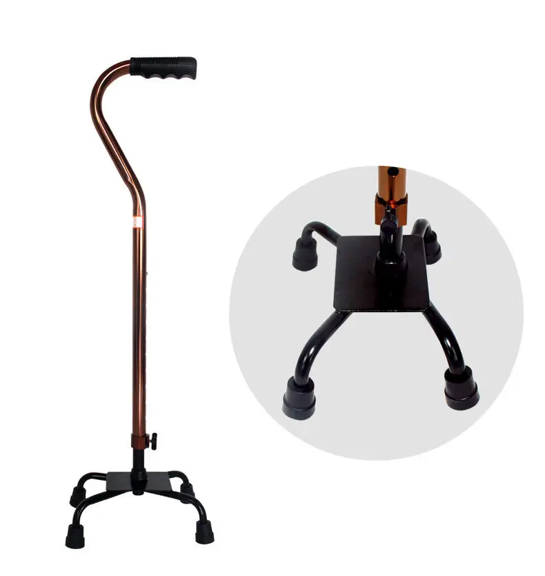 High Quality And Convenient Large Four Legs Orthopedic Crutches For The