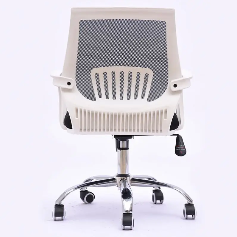 Footrest Hbada White Chair HBADA Kursi Gaming Ergonomic Mesh Back