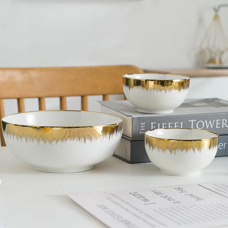 Beautiful Vintage set of 4 soup bowl.Unique shape bowl with 2024 gold ram.