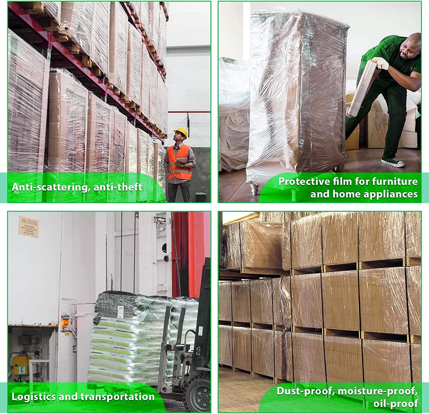 Lldpe Stretch Film,Clear Stretch Wrap For Moving/pallet Heavy Duty
