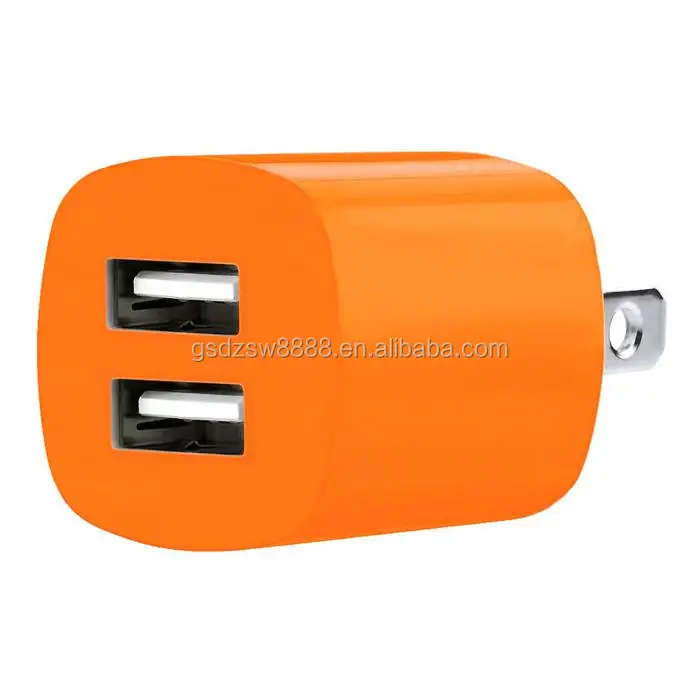 Быстрое зарядное устройство 2,1 А + 1 а с двумя USB-портами, домашнее дорожное Сетевое зарядное устройство переменного тока для iphone 7, 8, X, 11, Samsung, htc, телефонов на android