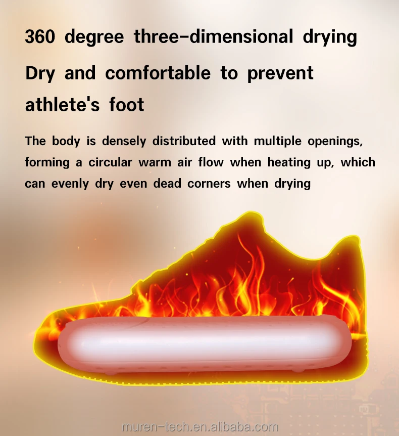 2025新设计的智能电动干鞋机和除臭器可以添加香味切片与定时器便携式靴子取暖器高品质