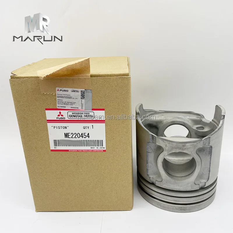 6D34 ME220454 Original Piston STD for Excavator SK2306E Engine Parts