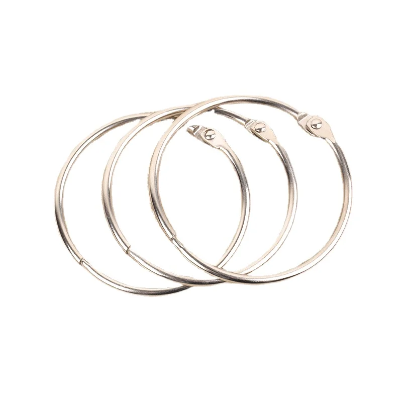 Круглый никель бумага связующего обручи книга навесное кольцо с отрывными листами кольцо для переплета