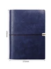 Libro con correa vintage azul oscuro