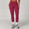 Leggings-Raspberry Red