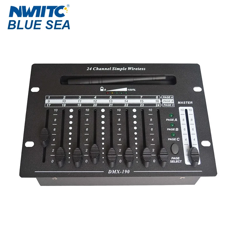 j*n様 DMXコントローラー 新製品 バッテリー内蔵・6Ch DMX コントローラー【 Venus DMX