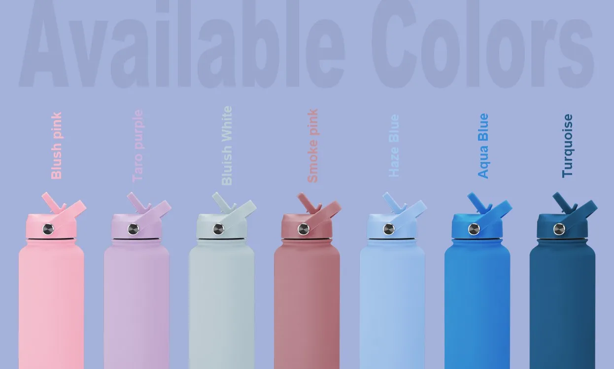 Customized 32oz Double Wall Sports Travel Vacuum Bottle