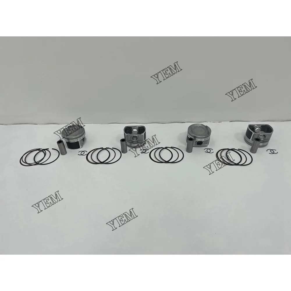 Top Quality Piston With Rings Set For Toyota 1AZ Excavator Accessories
