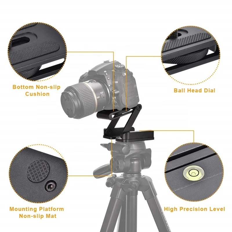 
Профессиональный Универсальный держатель Aipaxal с быстроразъемной пластиной, 360 складное крепление для камеры типа Z для цифровой зеркальной камеры Canon 