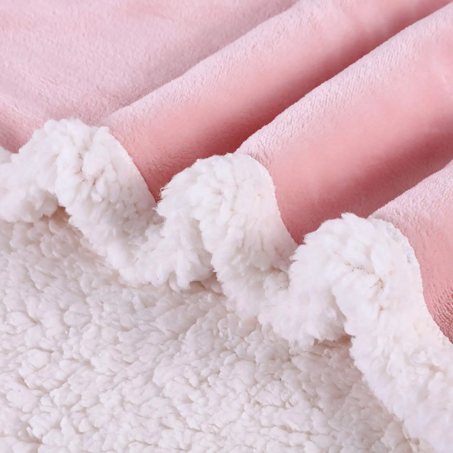 Custom Sherpa Blanket Flannel Soft Fleece Warm Sherpa Throw Blanket For