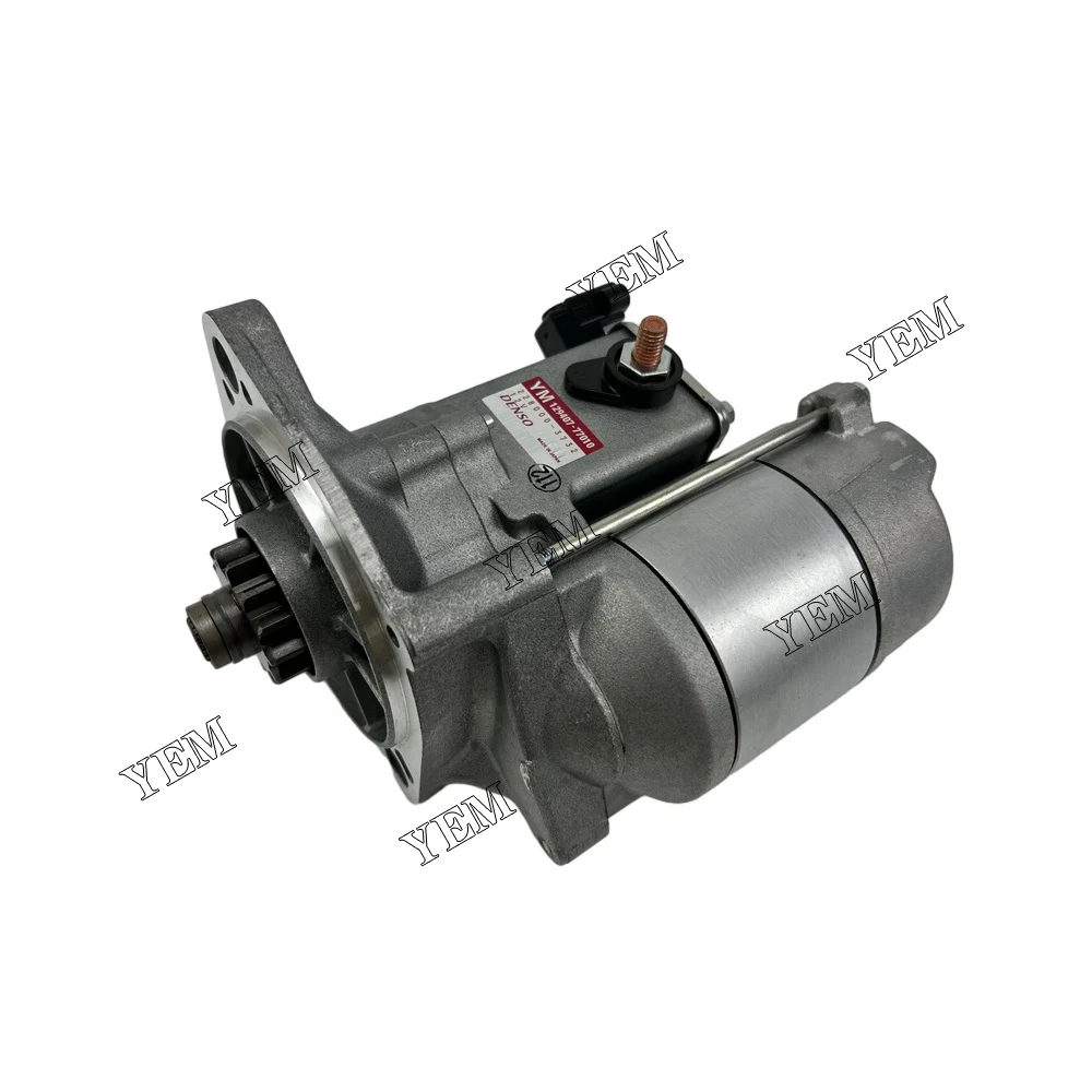 For Yanmar Diesel Engine 4TNE84 Starter Motor 129407-77010 5