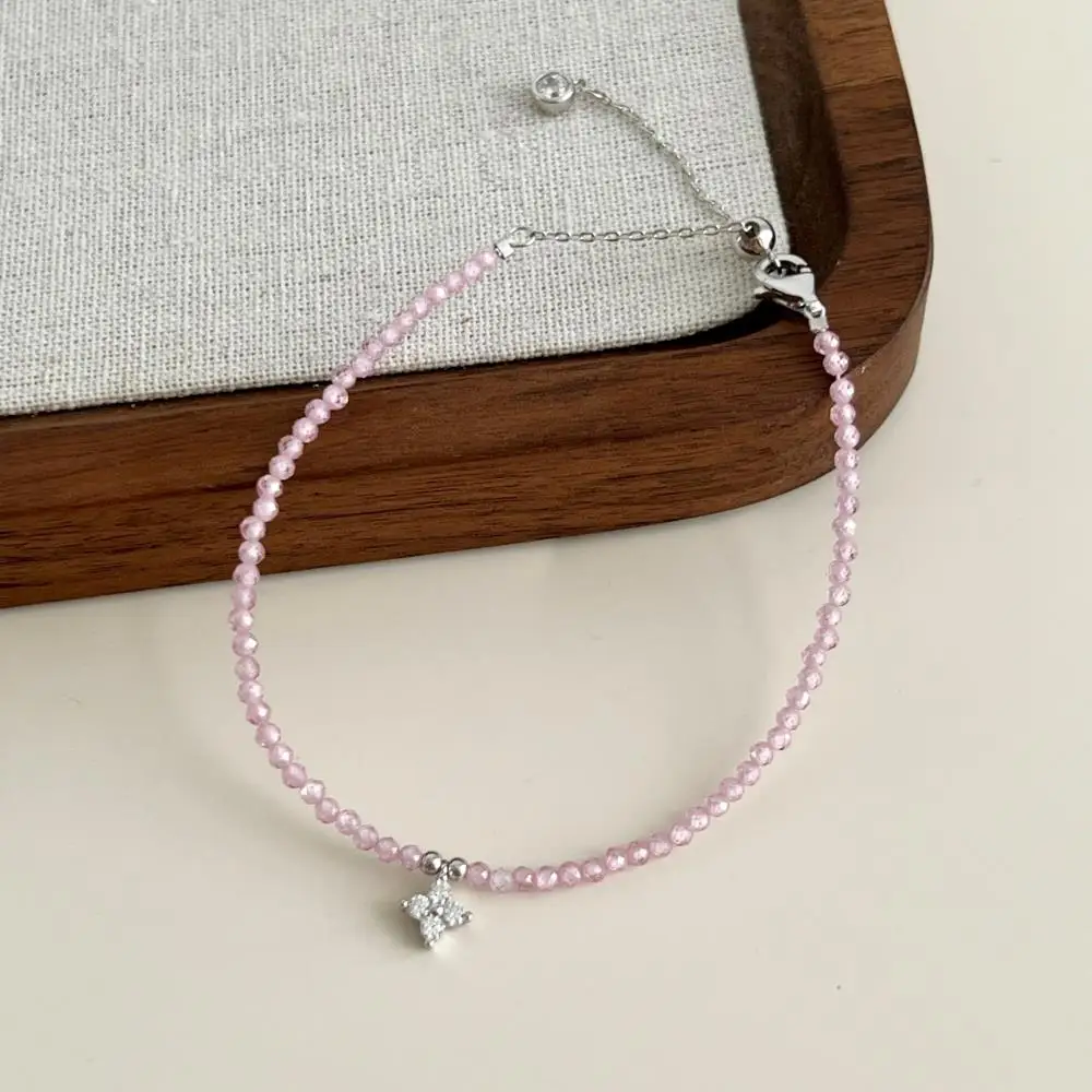 KAKODIY new 925 sterling silver jewelry purple crystal zircon bead bracelet detail 4