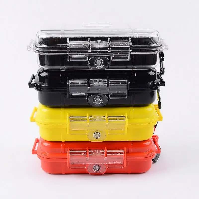 Waterproof Shockproof Boxes Survival Airtight Case Holder For Storage  Matches Small Tools EDC Travel Sealed Containers Outdoor