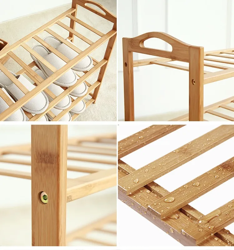 
 Оптовая продажа 3 ряда полок для обуви с ручками  