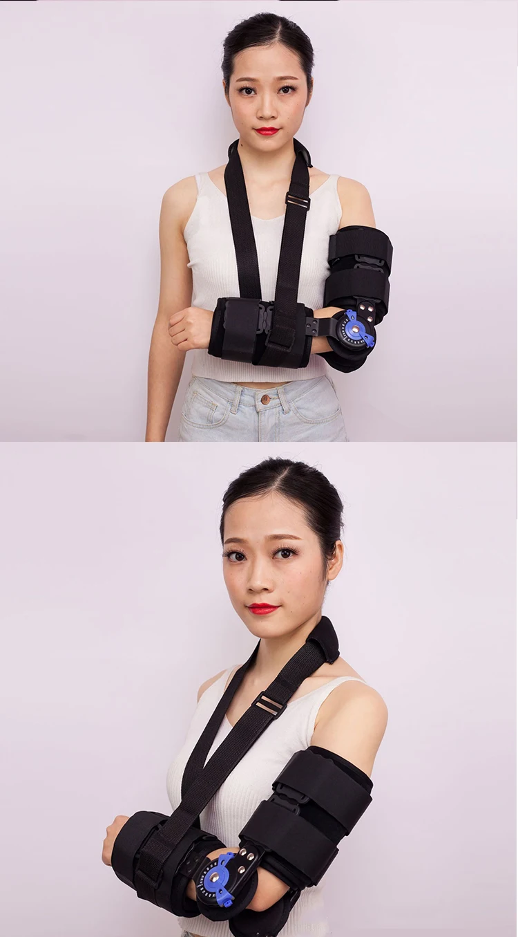 Adjustable Arm Brace Elbow Dislocation Fracture Sprain Rehabilitation ...