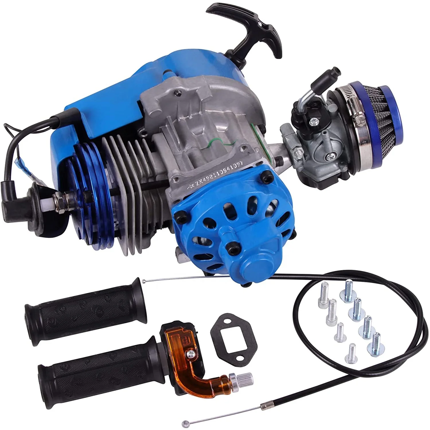 Carburateur,Carburateur Avec Filtre à Air Filtre à Carburant Remplacement Pour Mini Moto Dirt Bike Atv Scooter Avec Moteur 47cc 49cc 85552195