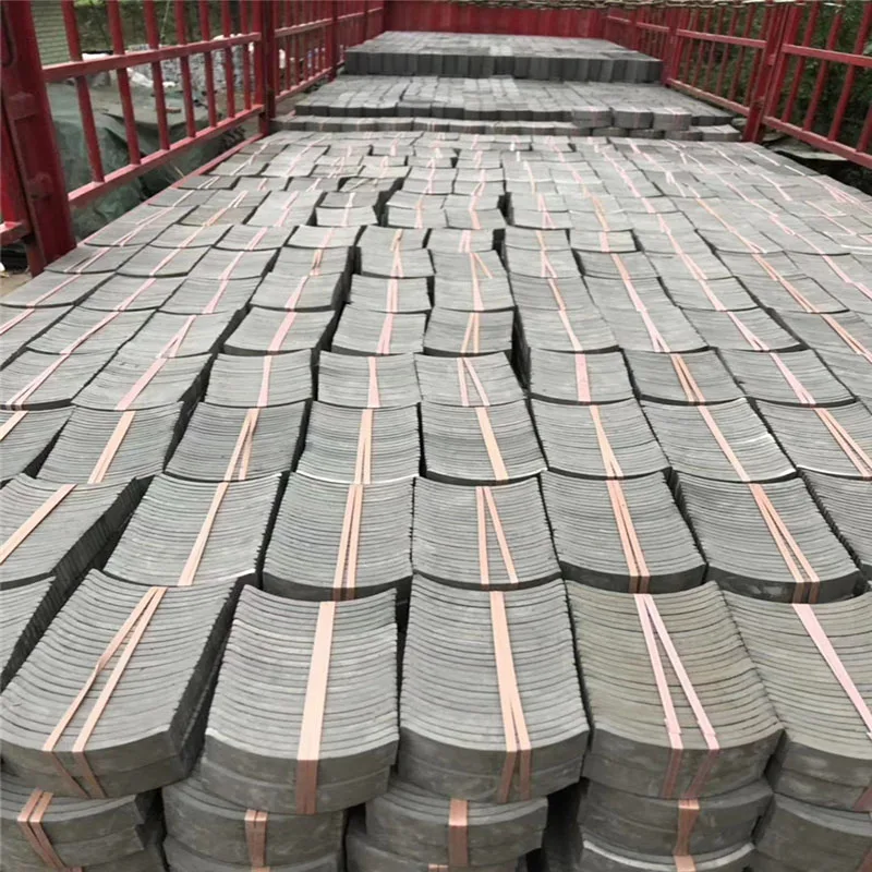 Chinese Courtyard Decorative Semi-Circular Parquet Tile Interior Exterior Landscape Garden Partition Vertical Design Roof Tiles