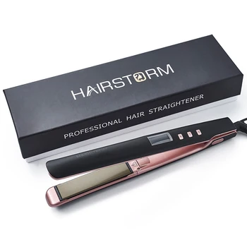 Titanium Straightener And Curler Fast Heating Hair Straightening Irons With Private Label