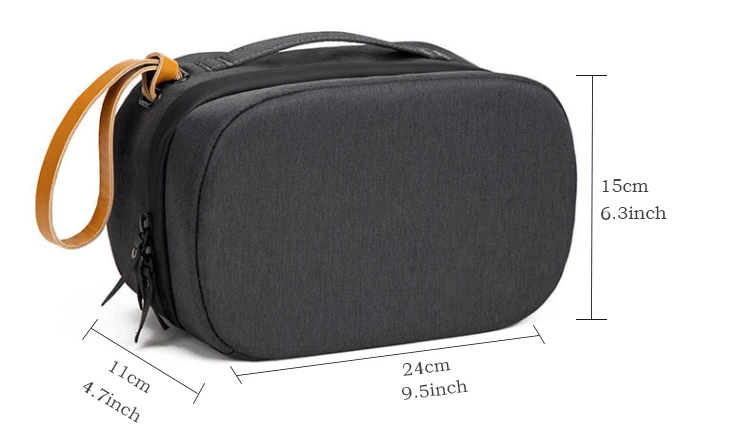 Новая коробка для хранения EVA, чехол для электронных аксессуаров, портативный органайзер для кабелей на молнии для электроники, дорожные сумки для хранения