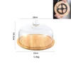 Clear 28cm rotatable