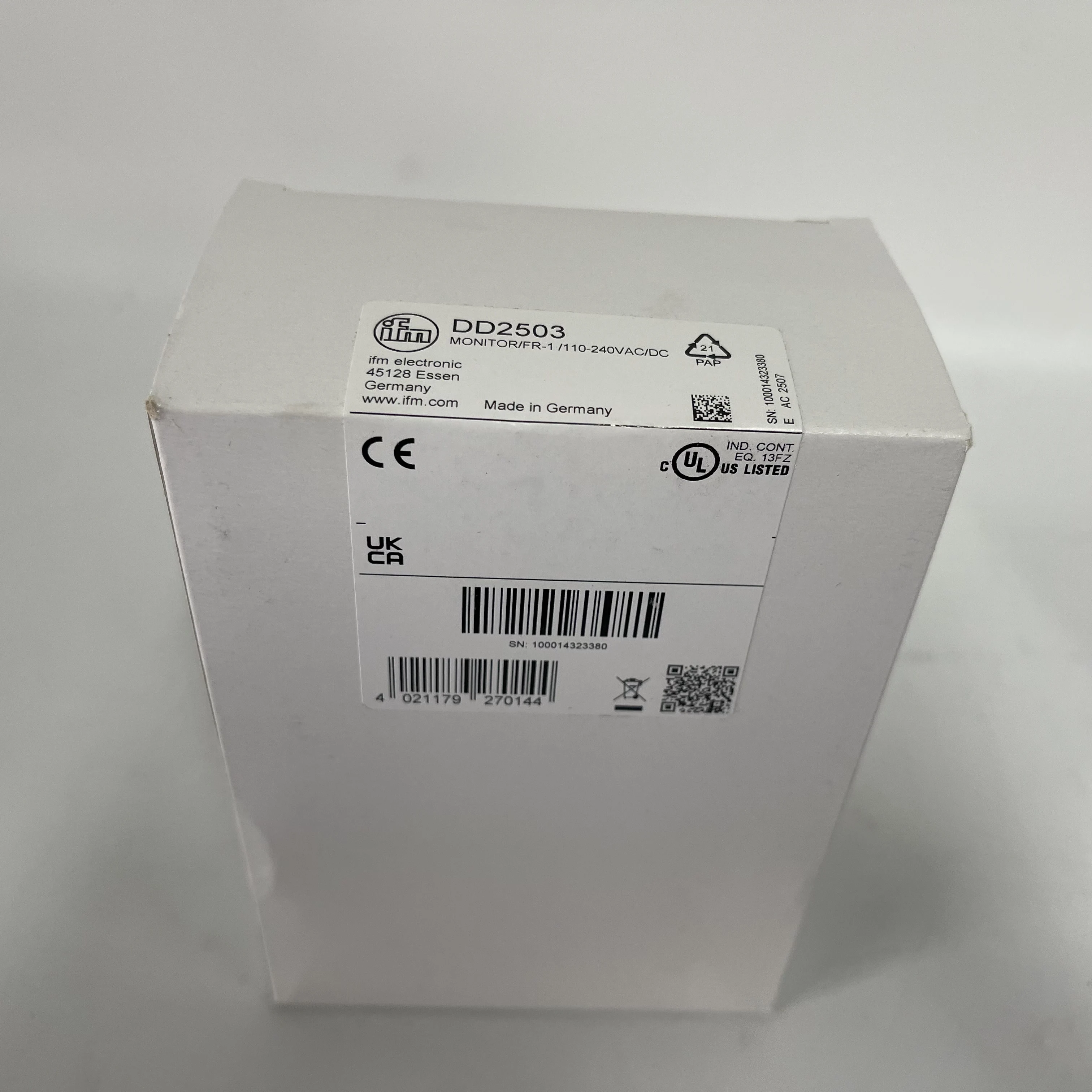 ifm electronic Monitor Relay DD2503