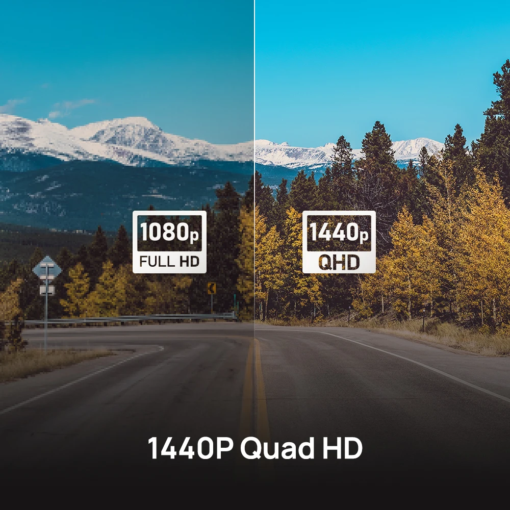 Understanding resolution: what 1080p vs 1440p dash cam means