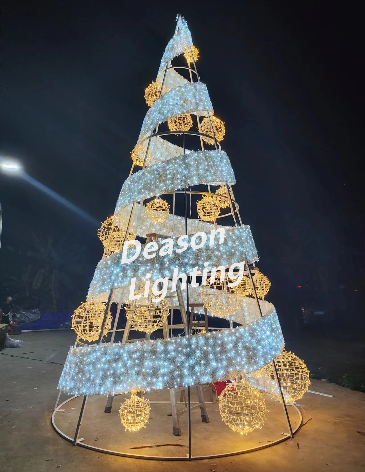 outdoor baum beleuchtet 5 ft / 1,5 m LED Kirschblüte Licht Weihnachtsgeschenk Hochzeit Urlaub Garten Dekoration Regenfest Nachtlicht Künstlicher Baum SleepTrial
