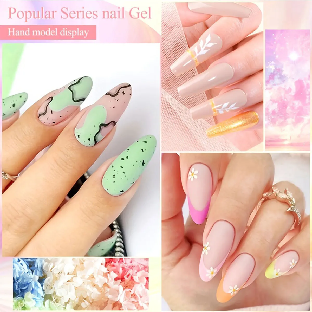 41Colors 7ML Macaron Color Gel Nail Polish UV LED Nail Art Gel Vernis Semi Permanent Manicure Soak Off LED UV Gel Nail Varnishes