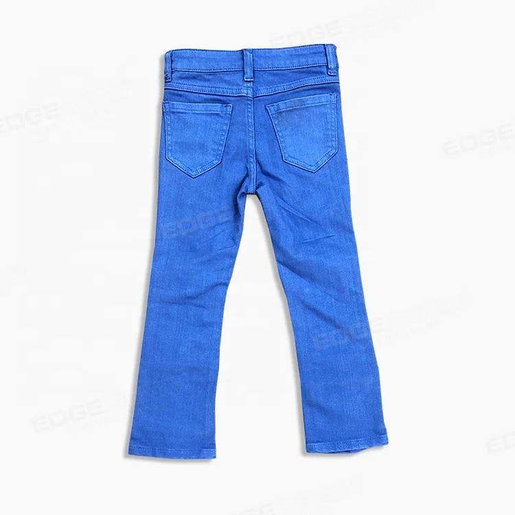 Edge Denim Manufacturers Custom Distressed Cargo Toddler Kids Stacked